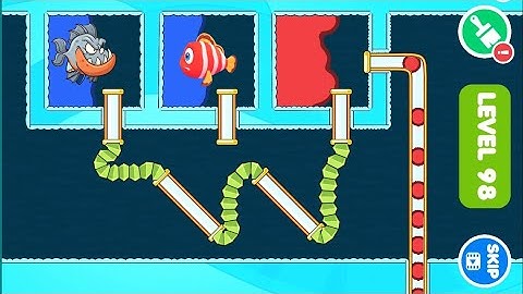 Max Level fish game pull the pin fish rescue mobile game