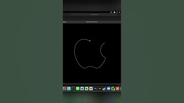 Real Apple Logo in Python turtle 🍏 #shorts #coding