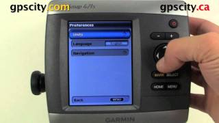 Garmin GPSMap 421s Video Manual -  Locating and Changing the Language