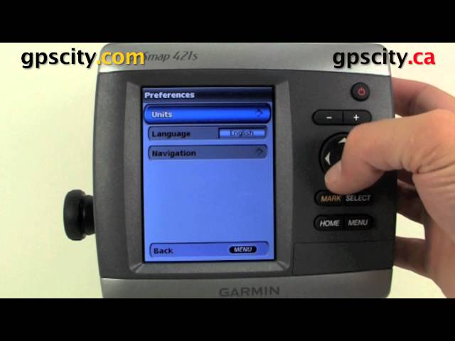 udmelding tag last Garmin GPSMap 421s Video Manual - Locating and Changing the Language -  YouTube