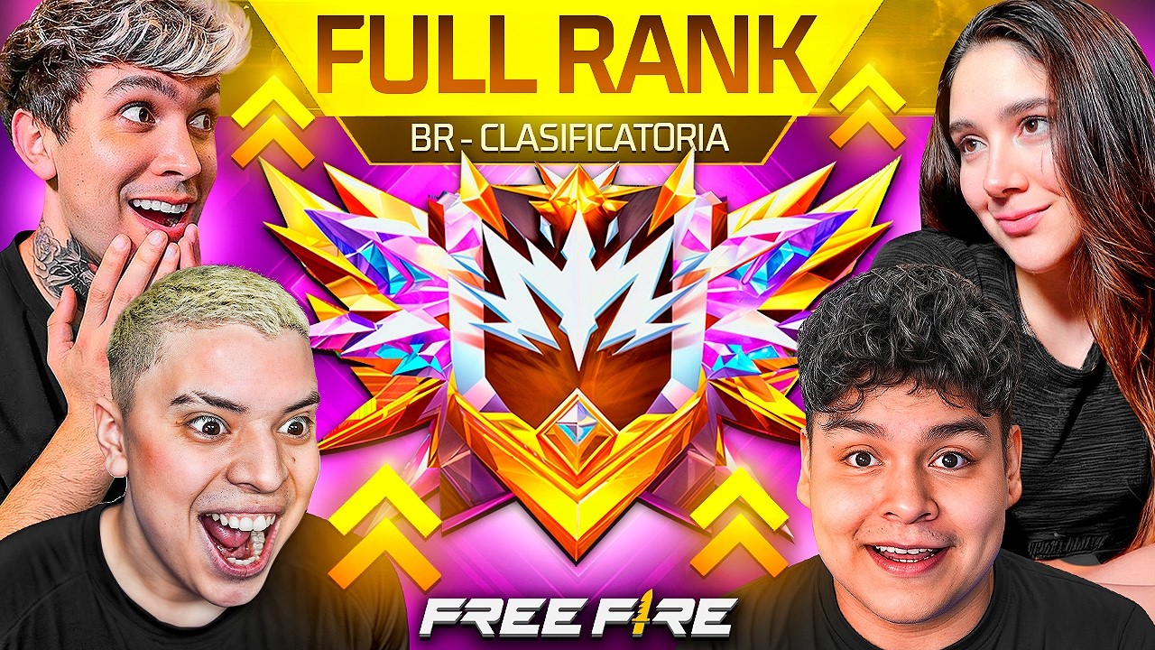 4 GRAN MAESTROS ROMPEN FREE FIRE 🔥 * LUAY LUCY TINCA Y HECTORINO * 🔥