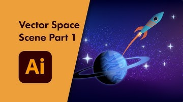 Make this Space Scene in Adobe Illustrator: part 1 Sky