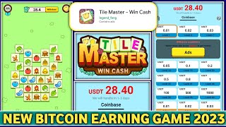 Tile Master Win Cash App Review॥New Bitcoin Earning Game 2023॥New Bitcoin Earning App Today screenshot 1