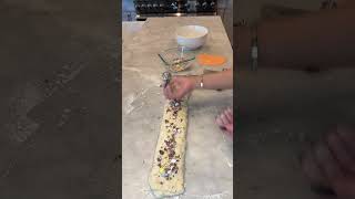 Cadbury Mini Egg Sourdough part 1 My hubby was inspiration... #Shorts #bakedat50
