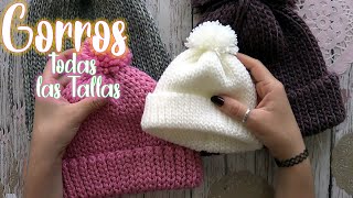 GORROS para TODA la FAMILIA/gorritos para hombre mujer nin@  y bebe