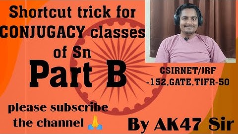 #CSIRNET #SHORTCUT TRICK FOR FINDING THE CONJUGACY CLASSES OF PERMUTATION GROUP👍