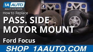 How to Replace Passenger Side Motor Mount 0004 Ford Focus