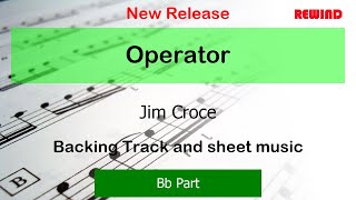 Operator : Jim Croce : Bb Instruments Playalong Backing Track