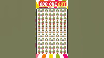 Odd One Out | Find Odd Mickey Mouse | #shortsfeed #emojichallenge #mickeymouse #quiz