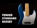 Fender Standard Series Precision And Jazz Basses Sound Demo NAMM 2025