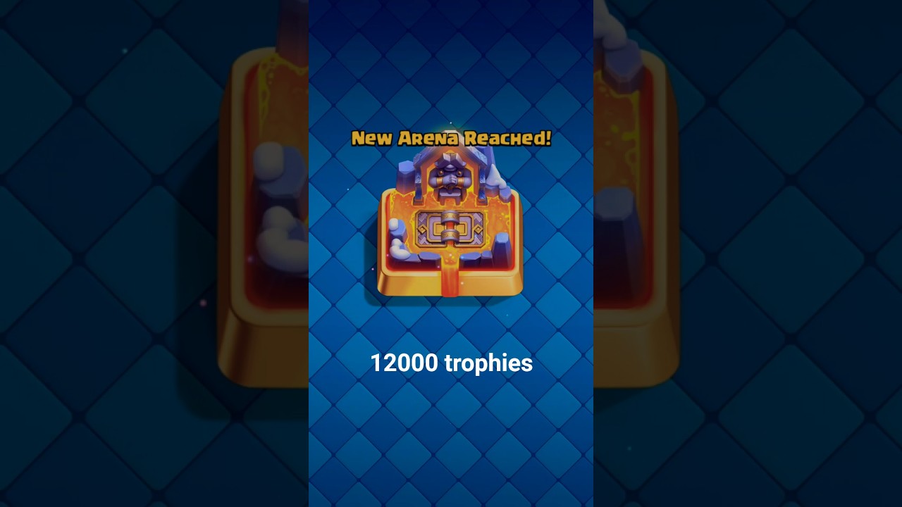 NEW ARENA [12000 TROPHIES] IN CLASH ROYALE. 