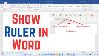 How to Show Ruler in Microsoft Word
