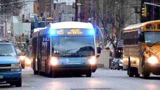 MTA NYCT Bus Nova LFSA #1245 M15 +Select Bus Service+ arriving at 87th Street (2nd Avenue)