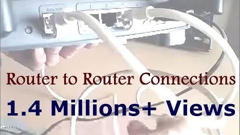 How To Connect a Router to a Router | Router Cascading