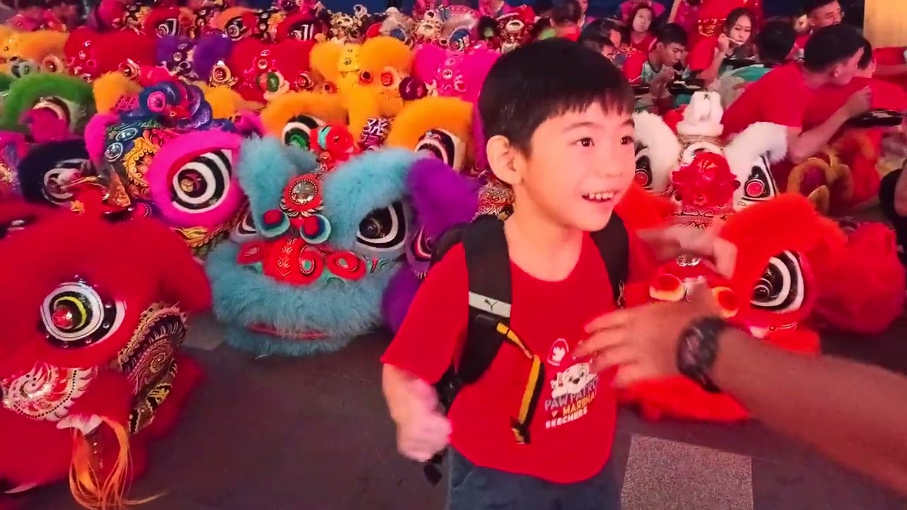 Lalaport Lion Dance Parade