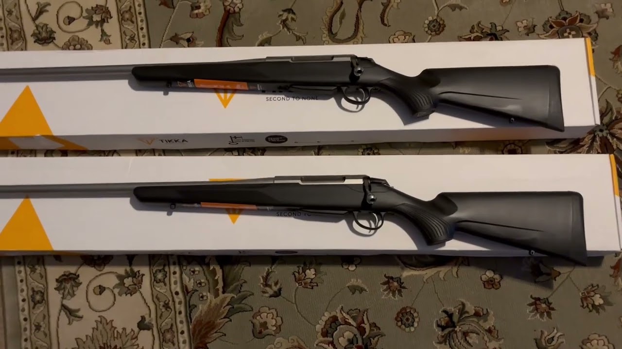 270 Win 2 Tikka T3x unboxing and prep for range trials - YouTube