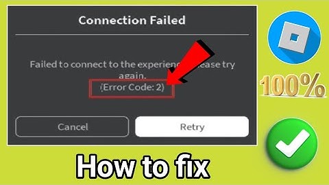 How to Fix Roblox Error Code 2 Mobile (Under 1 Minute!) | Roblox Failed to Connect to Experience
