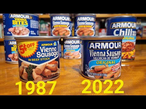 Opening Vienna Sausage From 1987. 35 Years Old