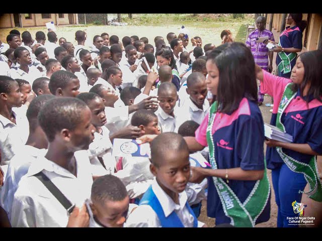 Project Corner Stone School Campaign with FONDCUP '22/’23 maidens in Edo State