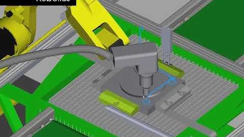 Simulation of laser cutting holes in a basis of electric pole