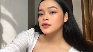 🌸 simple pink glam makeup tutorial 🌸  (philippines)