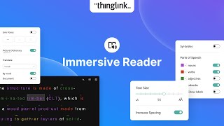 Immersive Reader in ThingLink Text and Media Tags