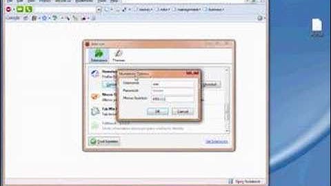 Installing firefox extension