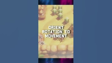 UE4 Use Controller Desired Rotation vs Orient Rotation To Movement #shorts #gamedev #gamedesign