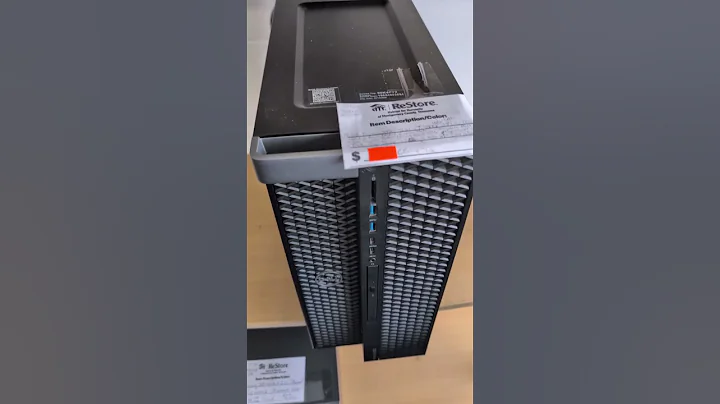 I cannot believe i found this at a thrift store! PC find, Dell 5820 t workstation!!! #tech #dell