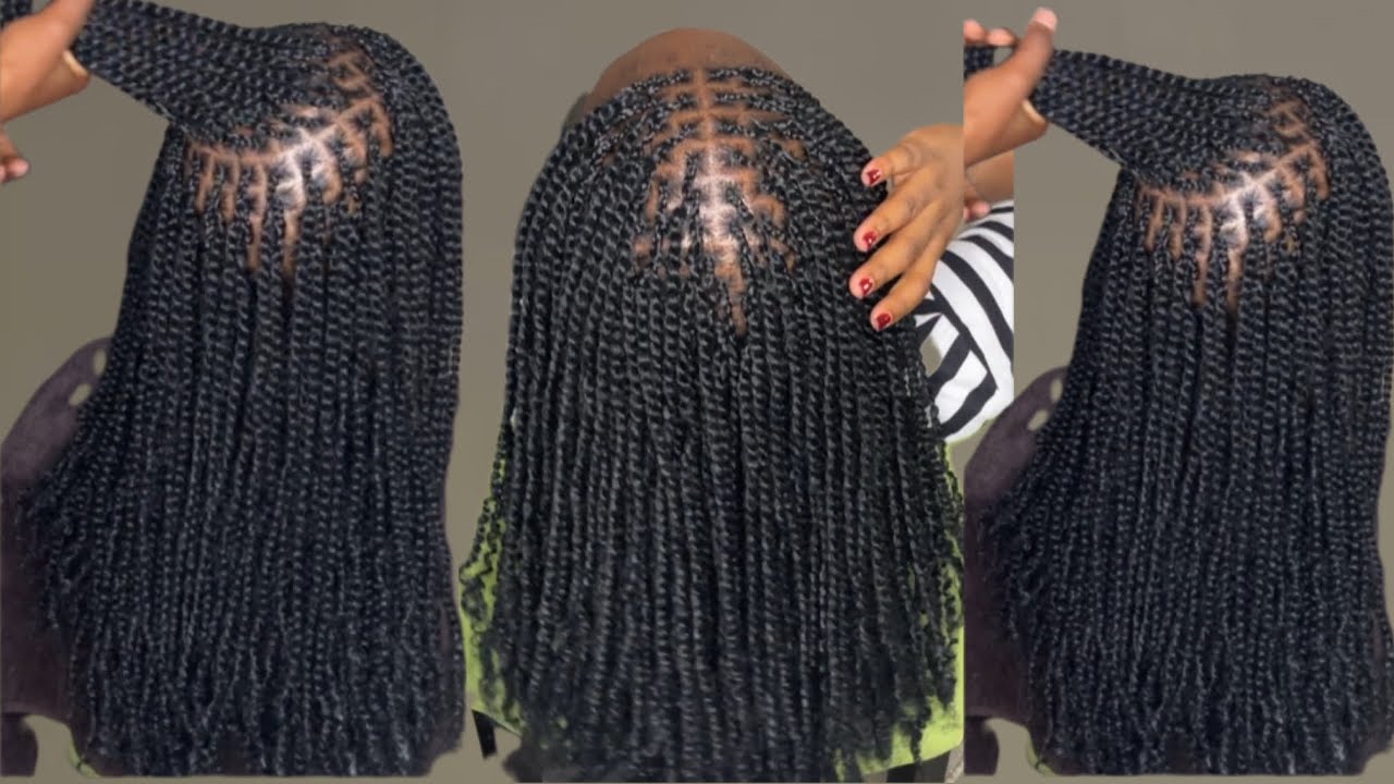 Как сделать микротвист: прическа из синтетических волос, которая выглядит как объемная афро-приче...