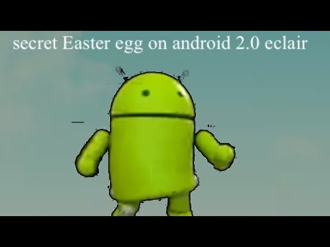 Android ￼ 2.0 eclair new Easter egg