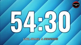 54 Minutes 30 Seconds Countdown | Fifty Four and Half Minute | (Fifty Four Min Thirty Seconds)