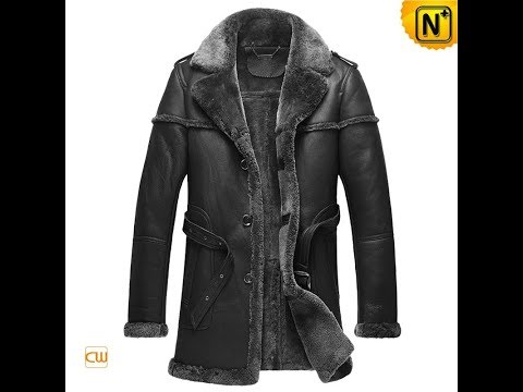 Birmingham Black Sheepskin Coat CW878578