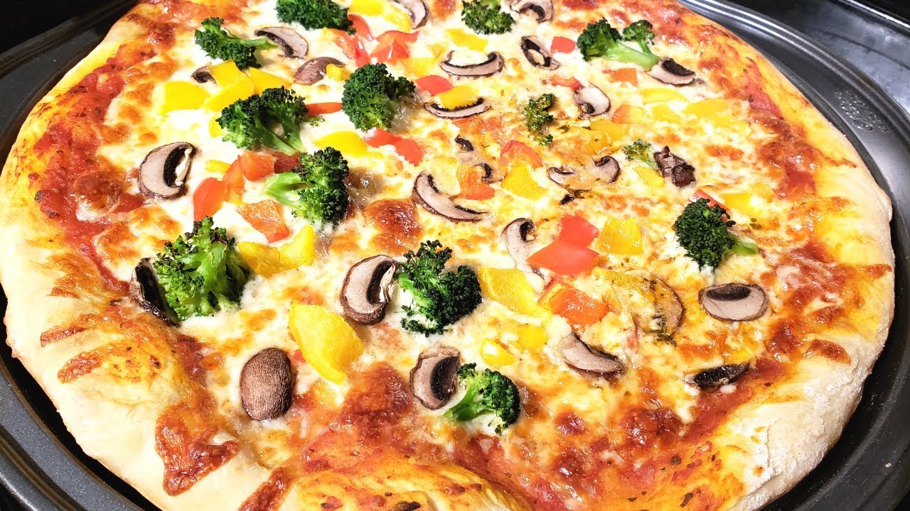 Homemade Pizza From Scratch - Laila's Home Cooking - Episode 57 - YouTube