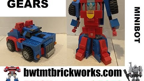 Transformers Minibot Gears 2022 by BWTMT Brickworks