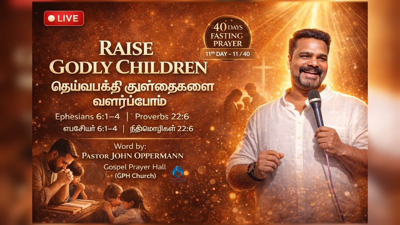 Train Up a Child in the Way of the Lord | Family Restoration | 11/40 Days Fasting | LIVE 5:30AM -GPH