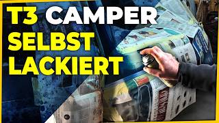 Wir lackieren unseren Camper mit detr Spraydose. Und das Ergebis ist besser als gedacht!