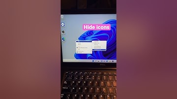 How to hide desktop icons in Windows 11 & 10 #windows #windows10 #windows11