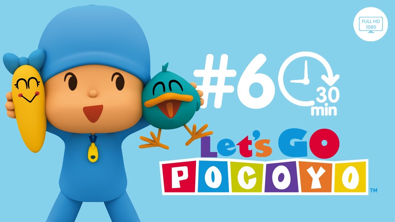 Let's Go Pocoyo! 30 MINUTOS [Episódio 1] em HD 