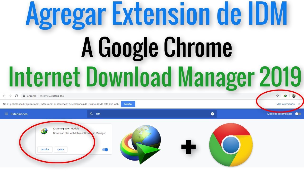 Idm Extenstion : I do not see IDM extension in Chrome ...