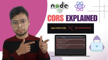 🔥 Fix CORS Error in Node.js and React.js | Complete Explanation