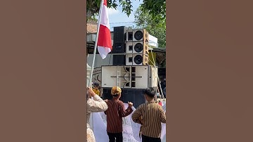 Sound system ap 2 sub cla & planar middle 3 line array 1 box sr karnaval parakan