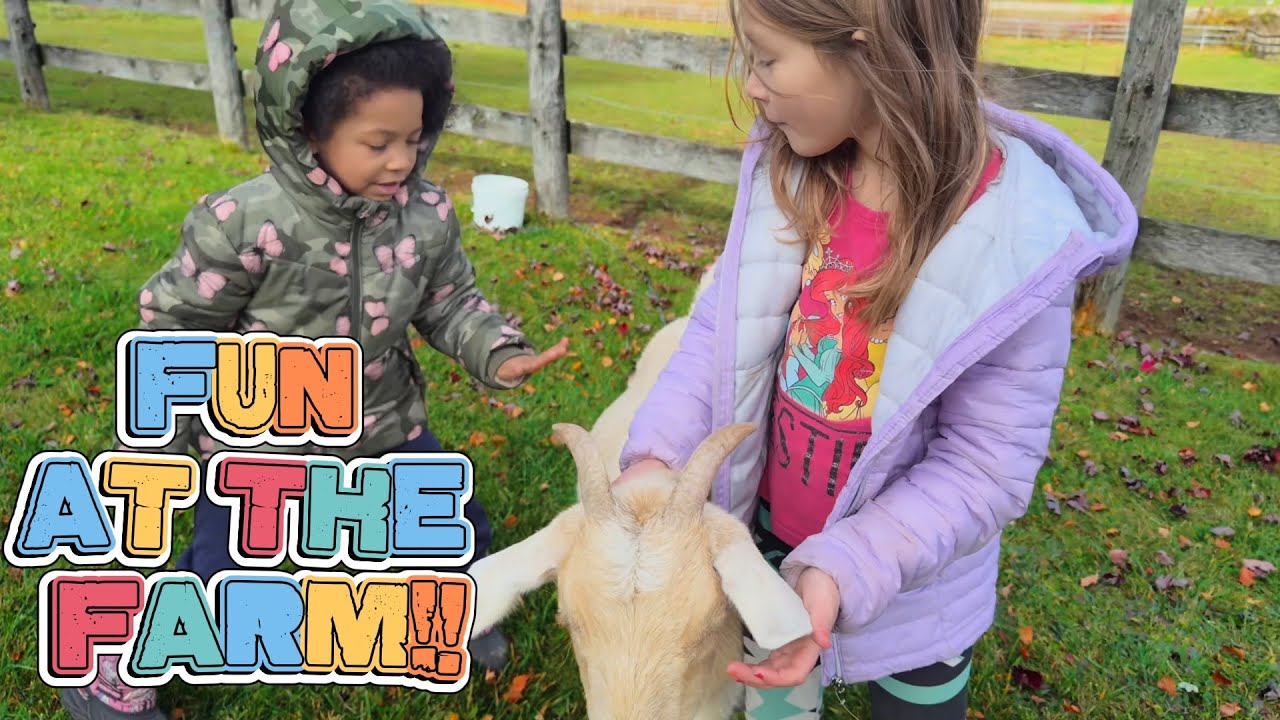 Franny Visits the Farm! 🐷 Seeing Cows, Chickens & Horses for the First Time!