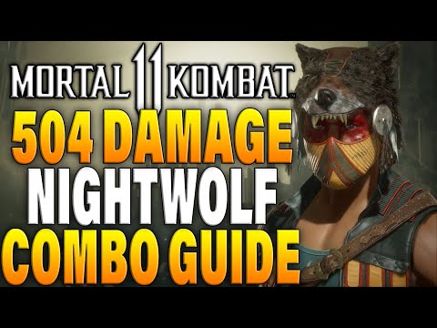 Mortal Kombat 11 Nightwolf Combos - MK11 The Nightwolf Combo Tutorial