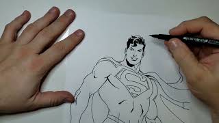 Superman DC Comics Time-lapse