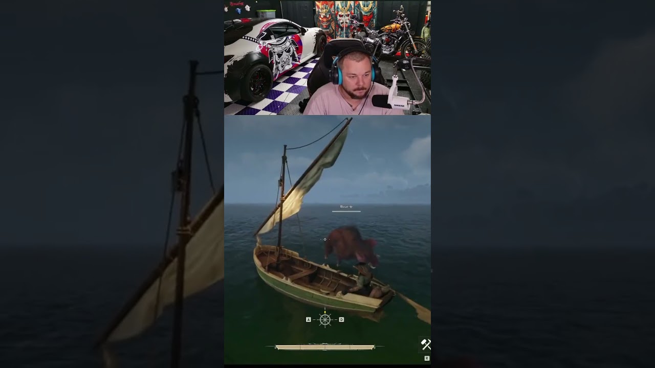 Boar on a boat!!! 