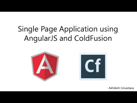 End to end single page application using AngularJS, Bootstrap and Coldfusion (Deprecated)