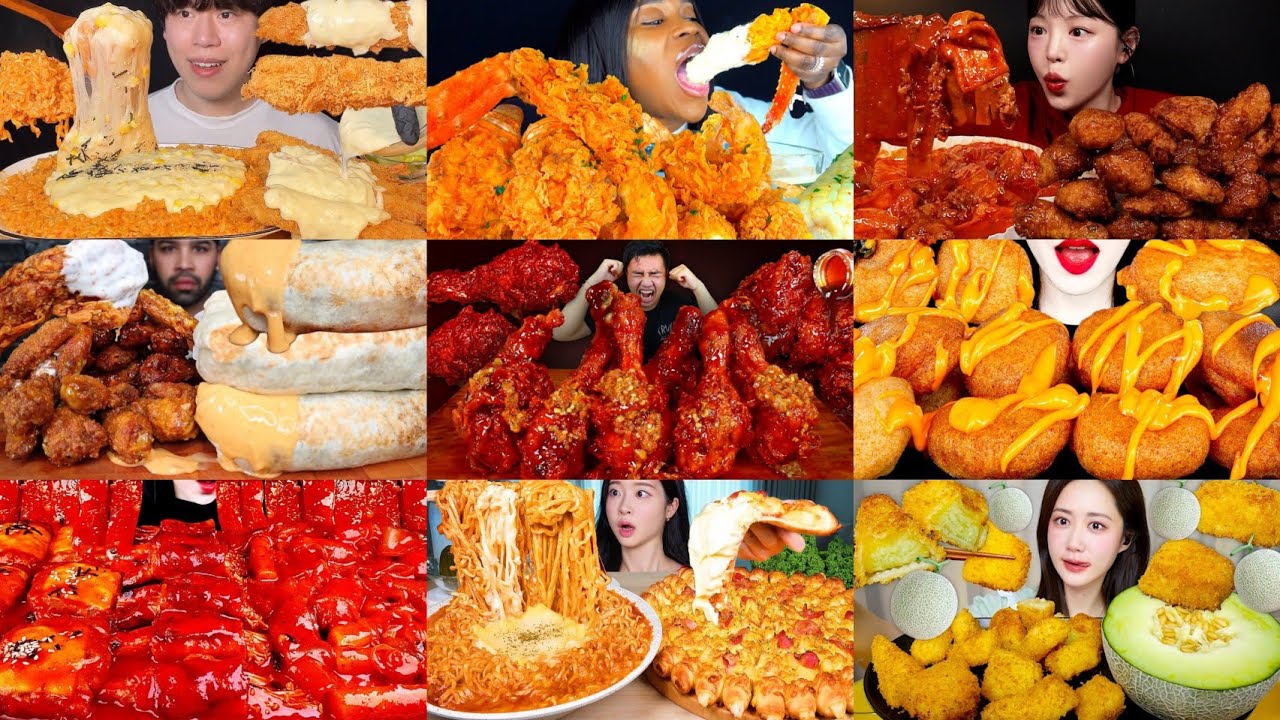 2× SPEED EATING SOUND | KOREAN MUKBANG COMPILATION | ASMR SPICY | ASMR MUKBANG  FOOD | SPEED MUKBANG