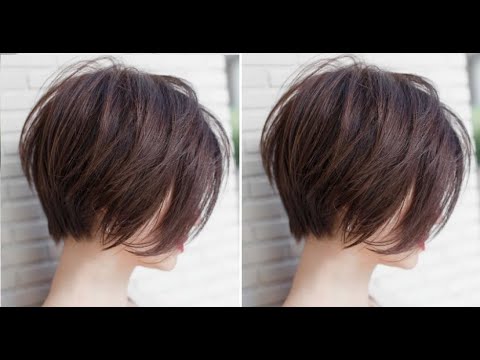 Choppy Brunette Bob with Blunt Lines and Nape Detail - The Latest Hairstyles  for Men and Women (2020) - Hairstyleology