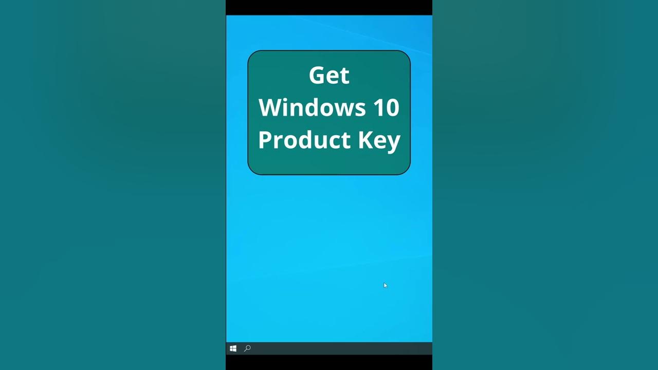 How to Find Product Key for Windows 10, Easily in any PC, Without using any  Software 2023 